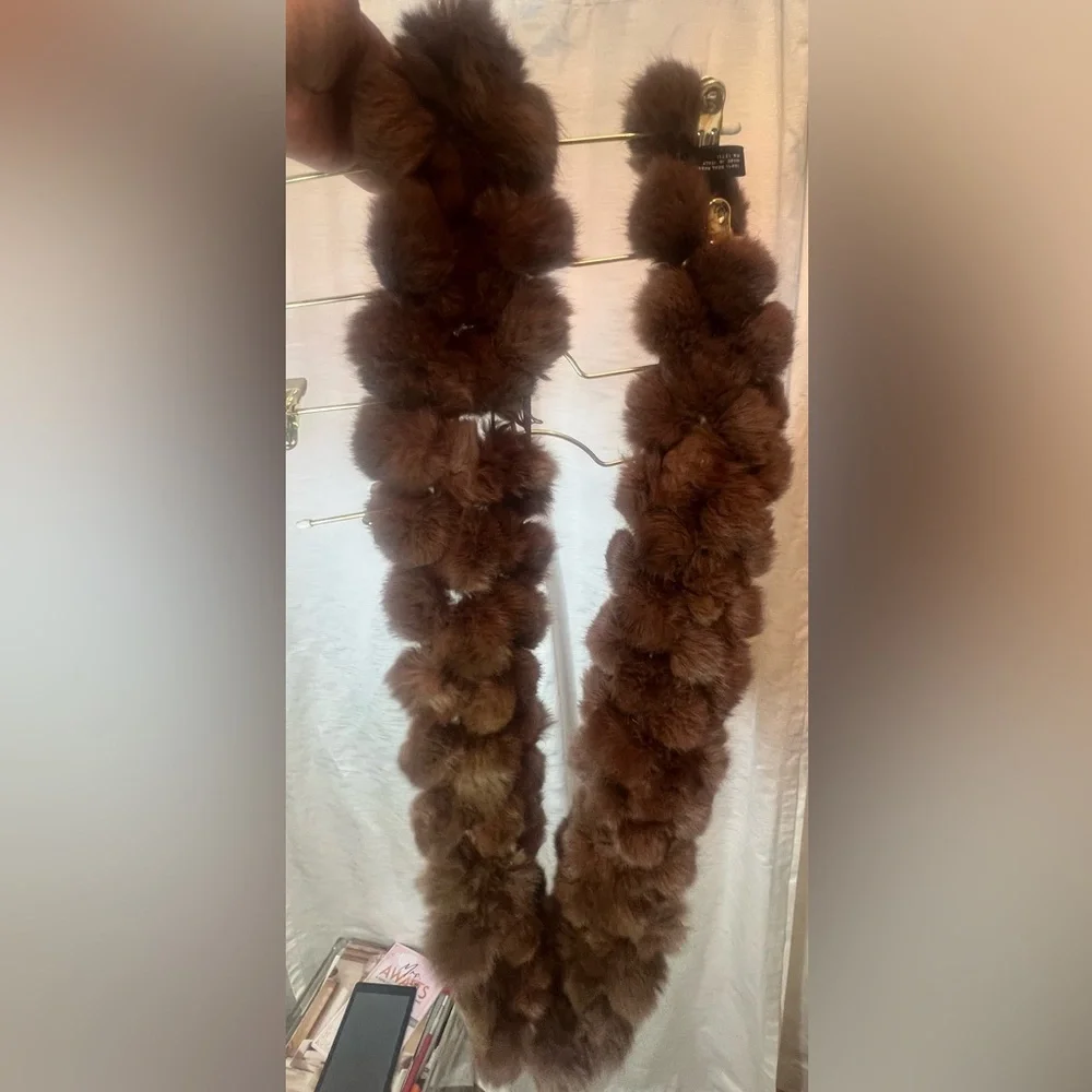 GENUINE Fur Scarf - Picture 1 of 3